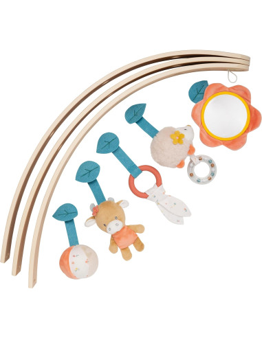 Nattou Palestrina con Arco di Legno Beige,...