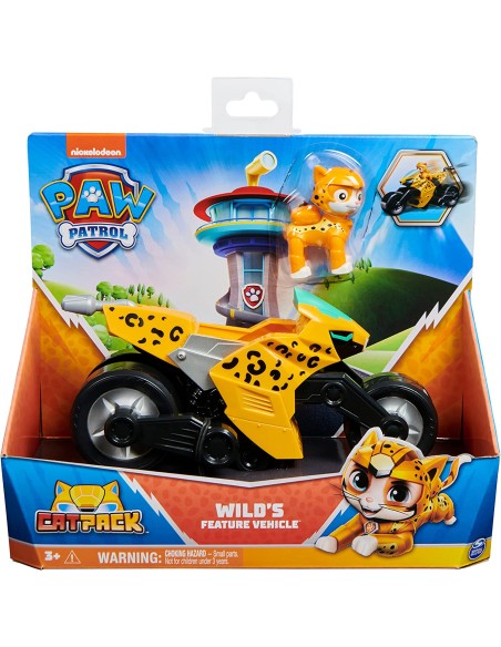 Paw Patrol Veicolo tematizzato cat pack di Wild