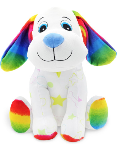 Colora il tuo peluche cagnolino