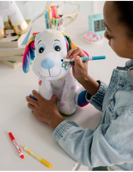Colora il tuo peluche cagnolino