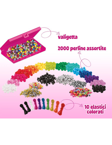 Creation Alphabet Bead Kit lettere e gioielli