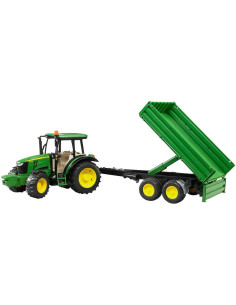 Bruder - John Deere 5115m Con Rimorchio