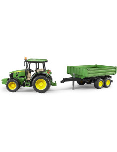 Bruder - John Deere 5115m Con Rimorchio 2