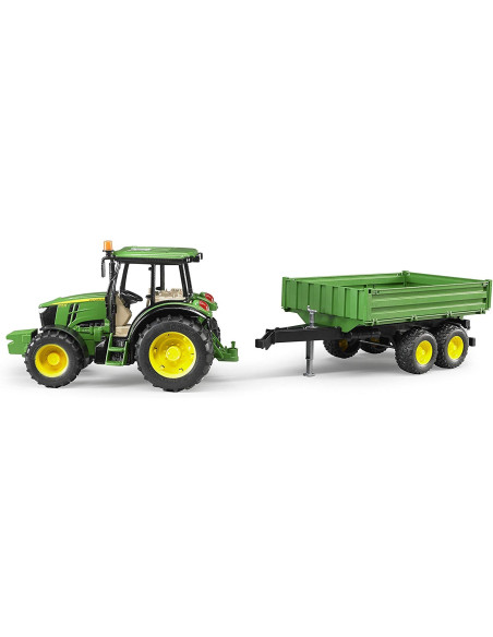 Bruder - John Deere 5115m Con Rimorchio