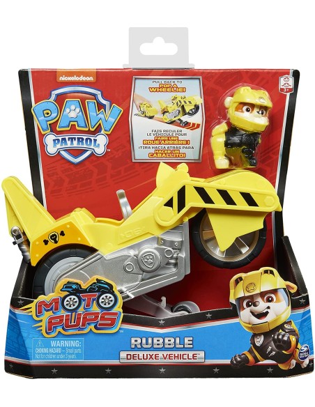 PAW PATROL Veicolo tematizzato di RUBBLE Moto Pup
