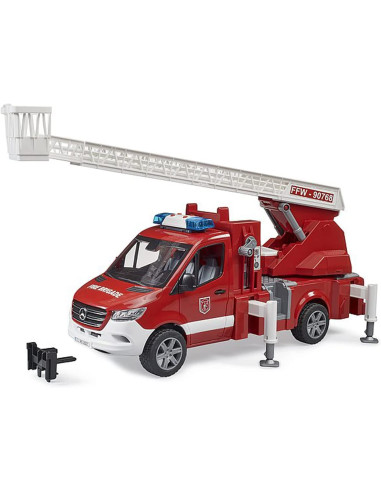 Bruder - Camion dei pompieri con Scala e pompa