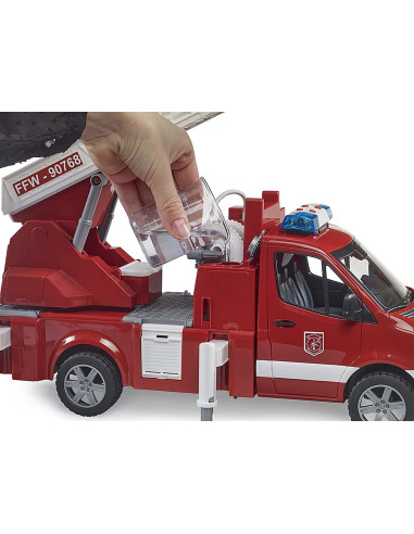 Bruder - Camion dei pompieri con Scala e pompa