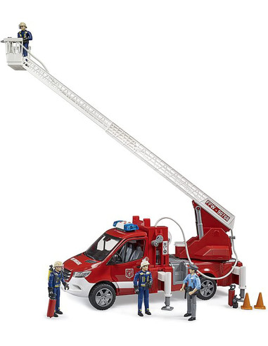 Bruder - Camion dei pompieri con Scala e pompa