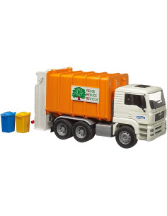 Bruder - Man TGA trasporto rifiuti arancione 2