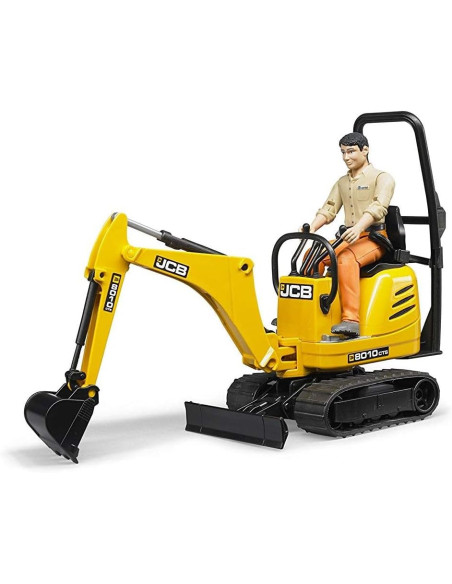 Bruder - Jcb Micro Escavatore 8010 Cts Con Personaggio