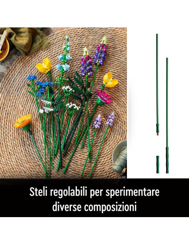 Lego Botanical - Bouquet Fiori Selvatici