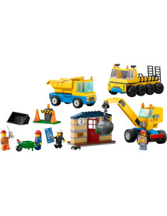Lego City - Camion da cantiere e gru con palla da... 2