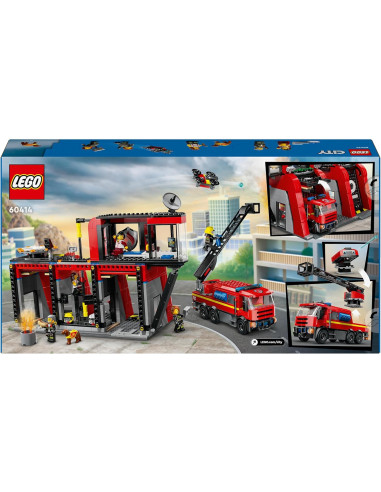 Lego City Fire - Caserma dei pompieri e autopompa