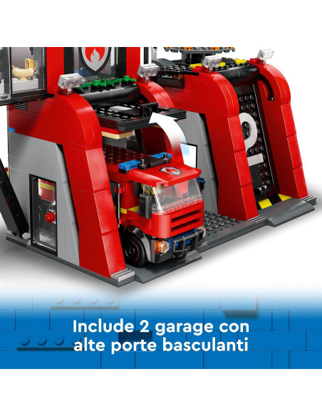 Lego City Fire - Caserma dei pompieri e autopompa