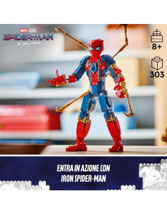 Lego Marvel Spiderman - Personaggio Costruibile di Iron... 2