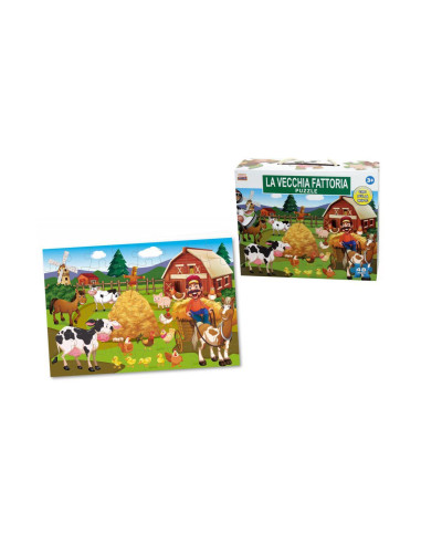 Puzzle Gigante 48 pz Animali Fattoria