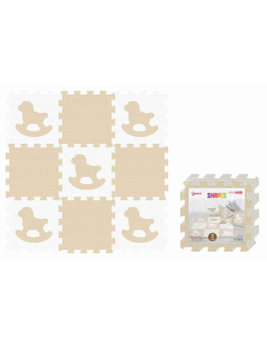 Tappeto Puzzle Baby Pony 9 pezzi