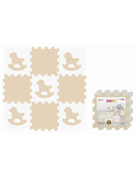Tappeto Puzzle Baby Pony 9 pezzi
