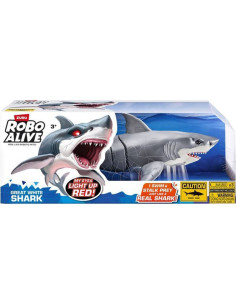 Robot Alive Shark Attack Nuota Davvero con Occhi Luminosi
