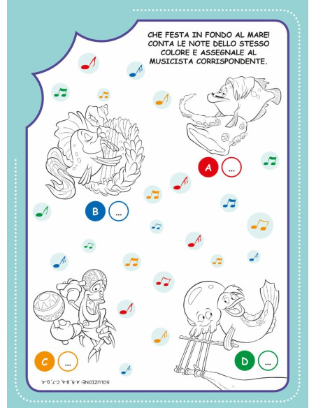 Giunti - 100 Pagine Oceania 2 per Leggere, Colorare e Giocare 