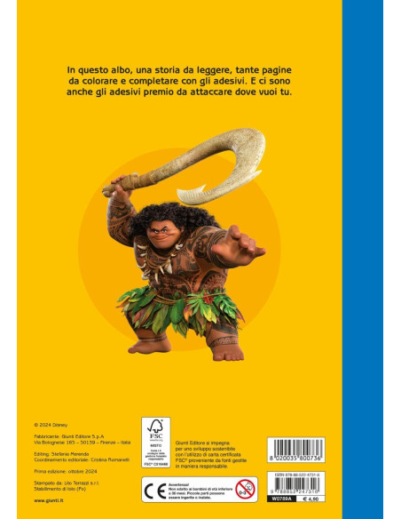 Giunti - Oceania 2 Staccattacca e Colora