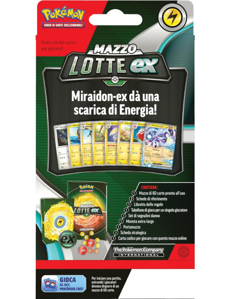 Pokemon Mazzo Lotte Ex Victini-ex / Miraidon-ex