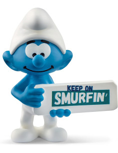 Schleich - Puffo con Cartello