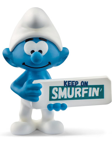 Schleich - Puffo con Cartello