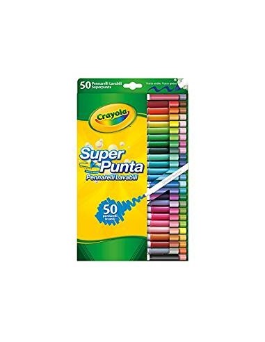 PENNARELLI LAVABILI SUPERPUNTA 50 PZ