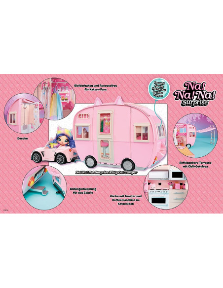 Na Na Na Surprise Kitty Cat Camper