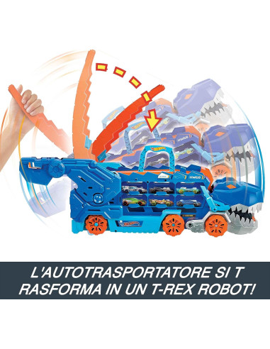Hot Wheels City - Mega Dino Trasportatore