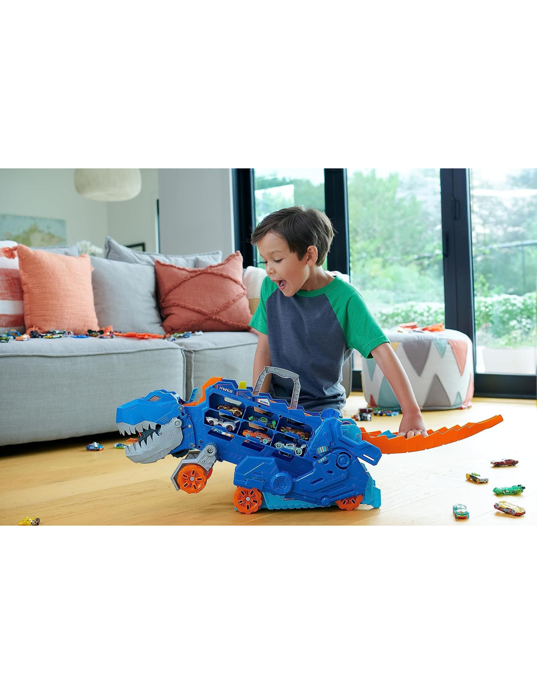 Hot Wheels- Set Macchinine da 10 Veicoli in Scala 1:64, con Decorazioni