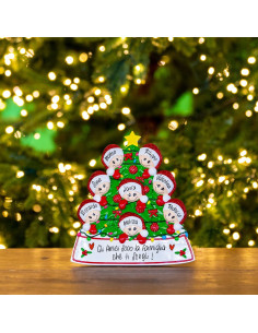 Albero di Natale con stella per 8