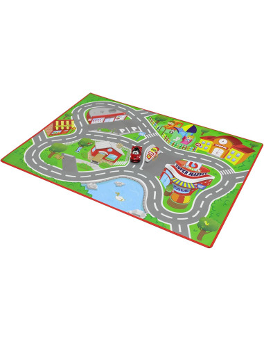 Burago Junior - Tappeto Ferrari City Playmat 