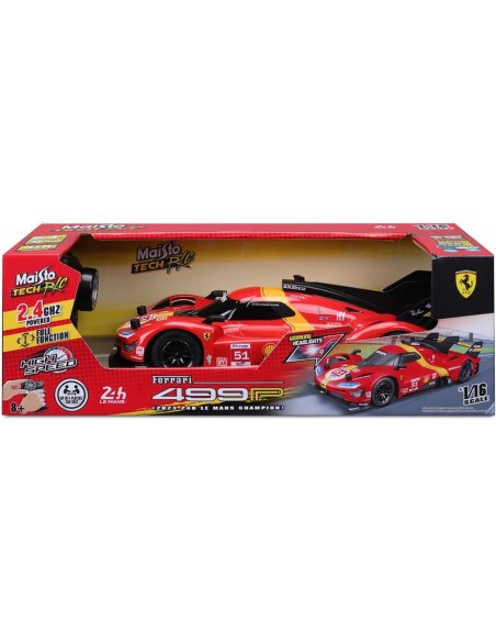 Maisto Tech - RC Ferrari 499P LMH 2023 24H Le Mans Champion 1:16