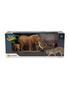 Park e Farm Set Animali Savana assortito