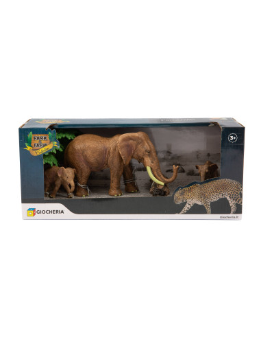 Park e Farm Set Animali Savana assortito
