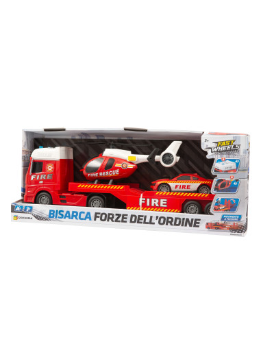 Fast Wheels Bisarca Polizia Pompieri assortito