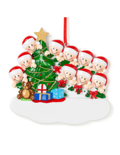 Scalinata e albero di Natale in 10