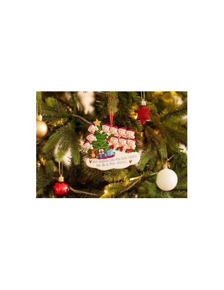 Scalinata e albero di Natale in 10