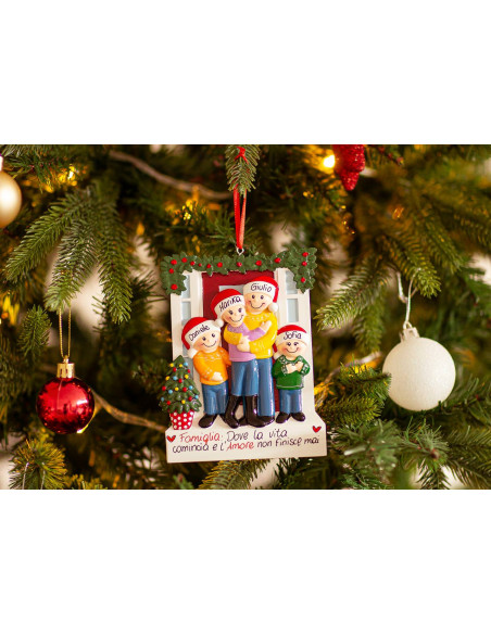 Porta di Natale per 4