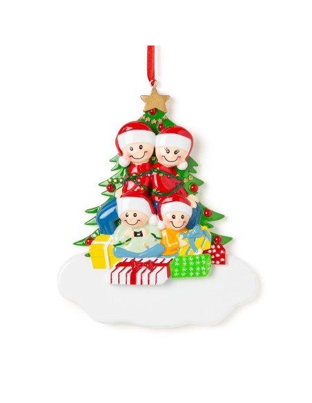 Lucine e pacchi regalo per 4