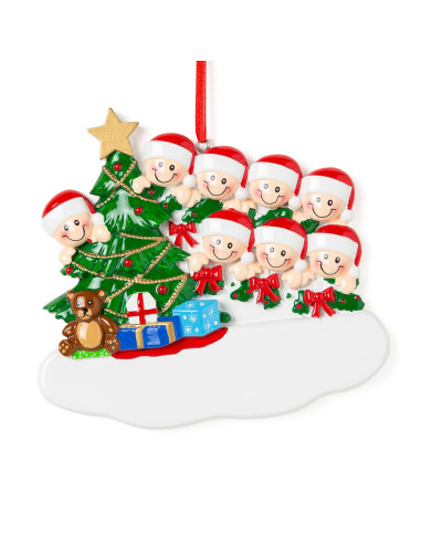 Scalinata e albero di Natale in 8