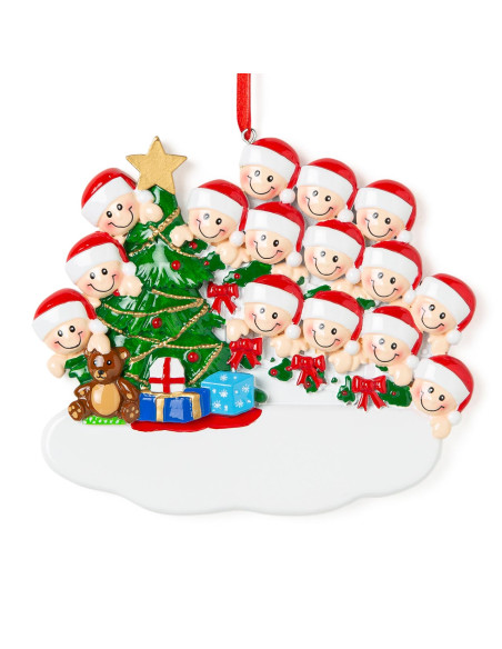 Scalinata e albero di Natale in 15