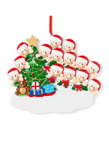 Scalinata e albero di Natale in 14