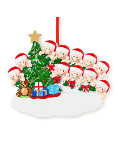 Scalinata e albero di Natale in 11