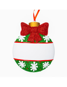 Palline di Natale fiocchi di neve