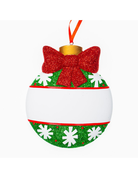 Palline di Natale fiocchi di neve