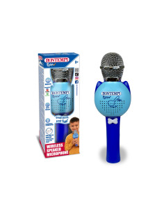 Bontempi - Microfomo wireless Karaoke e cambio voce Azzurro