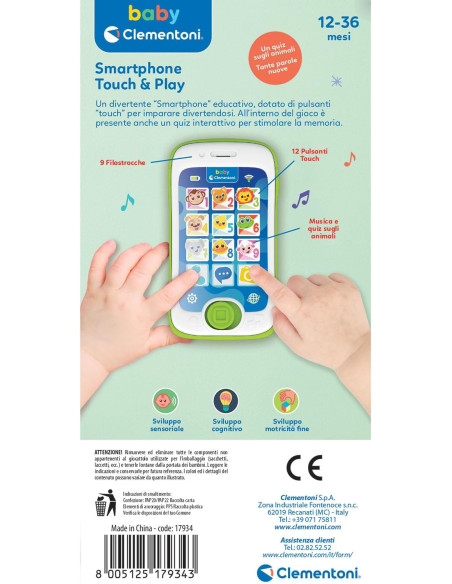 Clementoni - Smartphone Touch e Play